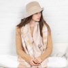 Charter Club Reversible Houndstooth Pink Camel Plaid Wrap - Image 2
