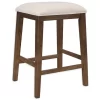 Bee & Willow Backless Counter Stool in Walnut