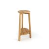 Haven Teak Tub Side Table in Natural - Image 2