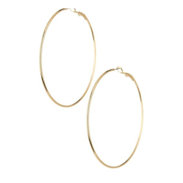 14TH & UNION Gold Medium Hoop Earrings
