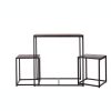 Simply Essential 3-Piece Pub Set with Backless Stools in Grey/Oak - Image 4