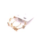SUGARFIX by Baublebar Butterfly Gold Crystal Wings Hoop Earrings