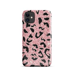 Pretty Pink Panther Print Snap Case for iPhone®