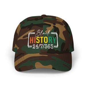 camo "black history 24/7/365" classic dad cap