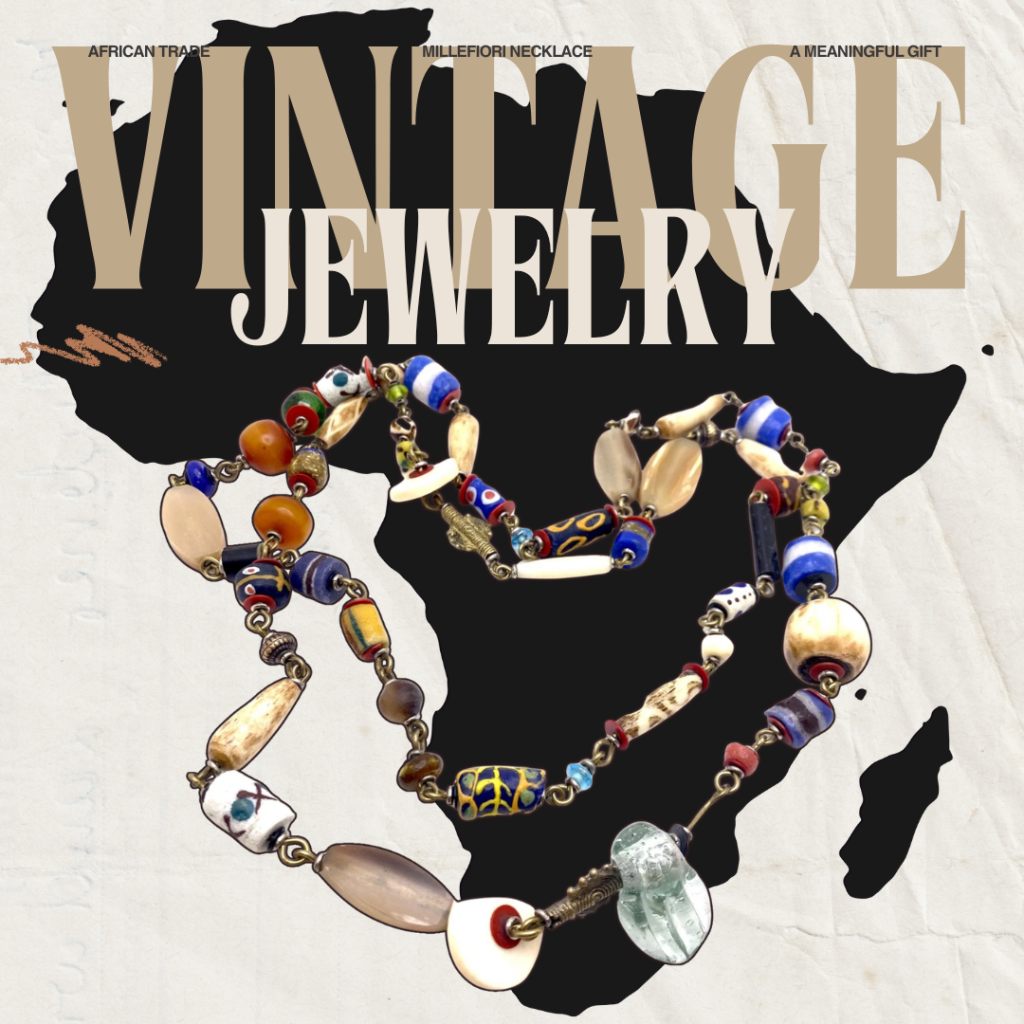 Vintage African Trade Millefiori Necklace: A Meaningful Black History Month Gift