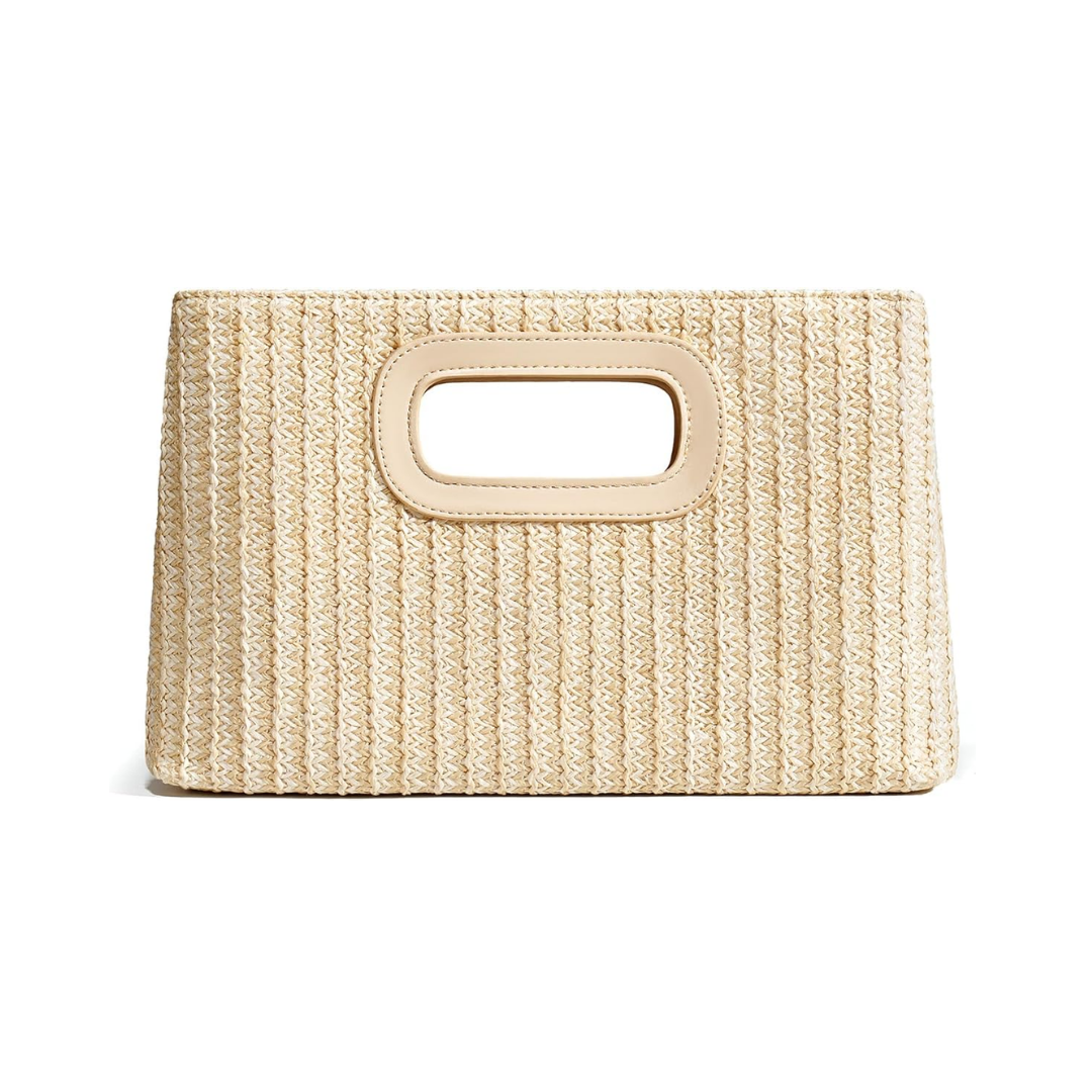 Straw Clutch Purse